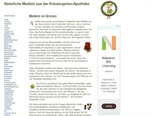 Tablet Screenshot of naturmedizin.lauftext.de